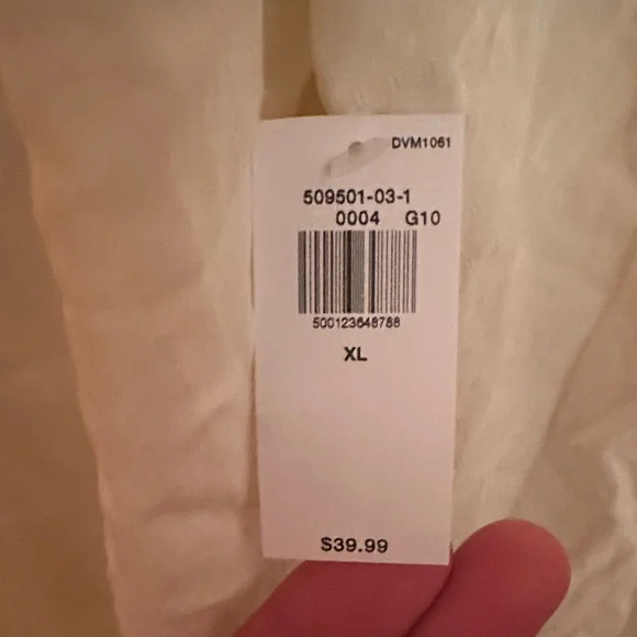 Old Navy Women's Cream Off-Shoulder Peasant Top - Picture 2 of 5